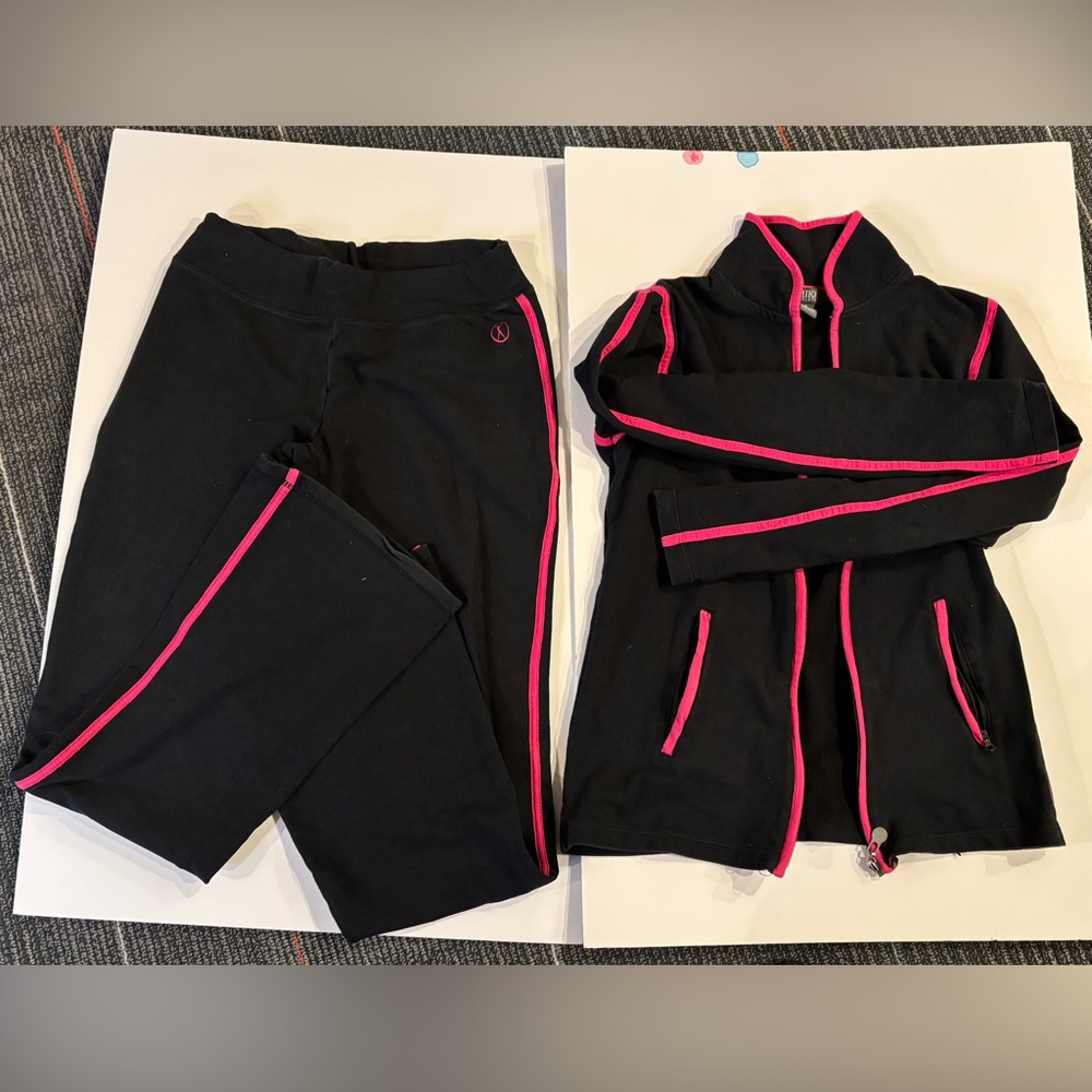 MIKK Black and Pink Activewear Set